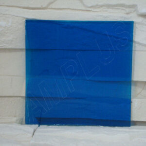 niebieska folia na szybie