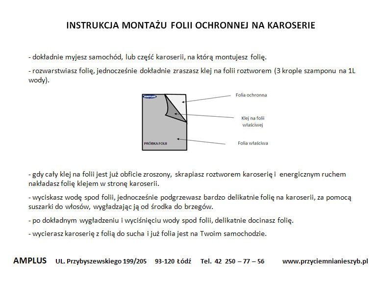 montaz folii okiennej